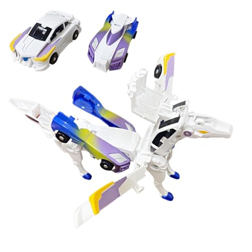 Pavsicgn Transforming Unicorns Car Robot, Car Combination Deformation Toys, Anti-Collision Unicorns Car Toys, Transforming Robot Animal Action Figure Toys for Kids von Pavsicgn