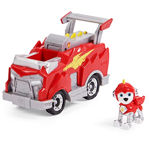 PAW Patrol, Rescue Knights Basis Fahrzeug Spielzeugauto von Marshall mit Welpenfigur, Spielzeug geeignet für Kinder ab 3 Jahren von PAW PATROL