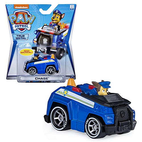 PAW PATROL Mini Fahrzeuge True Metal 1:55 | Die-Cast Classic Serie, Figur:Chase von PAW PATROL