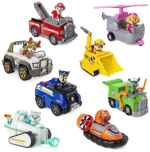 PAW PATROL Basis Fahrzeuge mit Figuren - Zufallsauswahl des Charakters - Dopplungen möglich von PAW PATROL