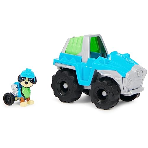 PAW PATROL, Dinosaurier-Rettungsfahrzeug mit Rex-Figur (Sustainable Basic Vehicle/Basis Fahrzeug), Spielzeug für Kinder ab 3 Jahren von PAW PATROL