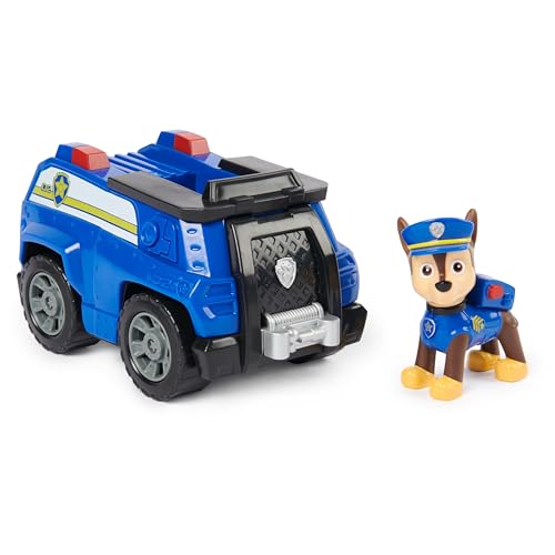 PAW PATROL, Polizei-Fahrzeug mit Chase-Figur (Sustainable Basic Vehicle/Basis Fahrzeug), Spielzeug für Kinder ab 3 Jahren von PAW PATROL