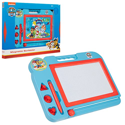 PAW PATROL Magnetische Maltafel Kinder Zeichentafel Scribbler Jungen und Mädchen Zaubertafel ab 3 Jahre (Mehrfarbig) von PAW PATROL