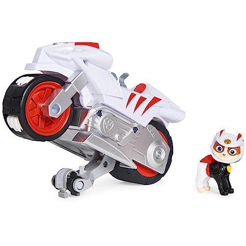 Paw Patrol Moto Pups - Wildcat Figur mit Rückzugmotor mit Wheelie-Funktion - Spielzeugauto von PAW PATROL