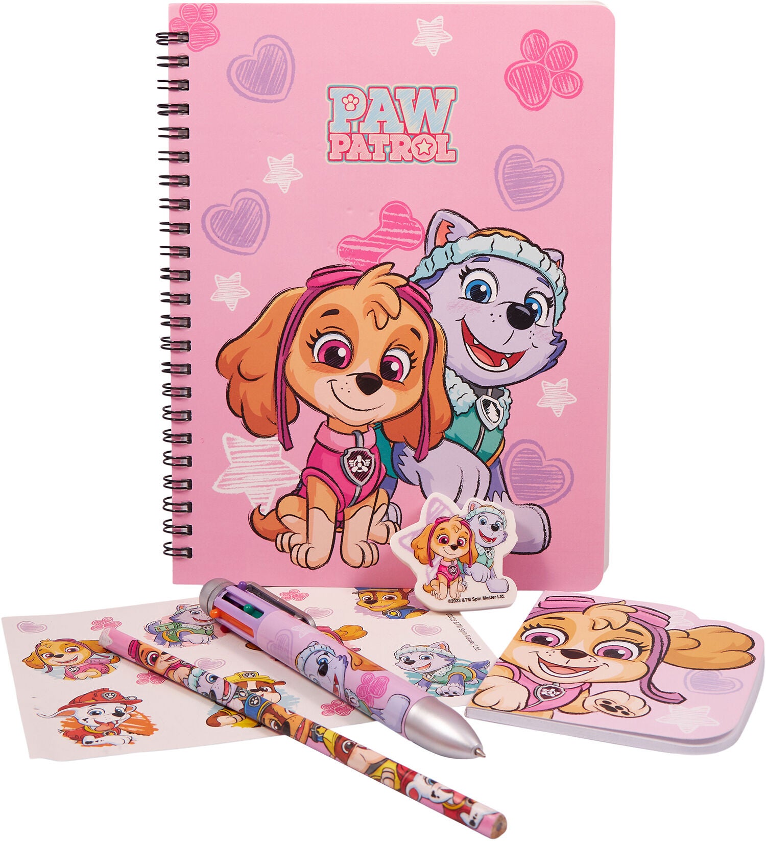 Paw Patrol Schreibset A5 mit mehrfarbigem Stift von Paw Patrol