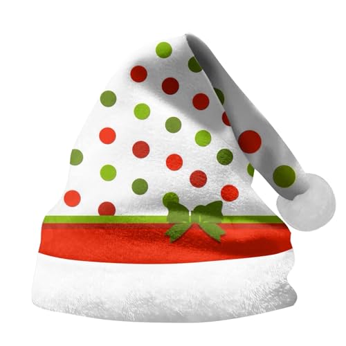 Nikolausmützen, Lustig Nikolausmütze Erwachsene Lang Weihnachts Mütze - Nikolausmütze Plüsch Weihnachtsmann Mütze Kostüm Weihnachtszubehör Santa Hat Für Herren Damen Rot von Pdakieyxnd