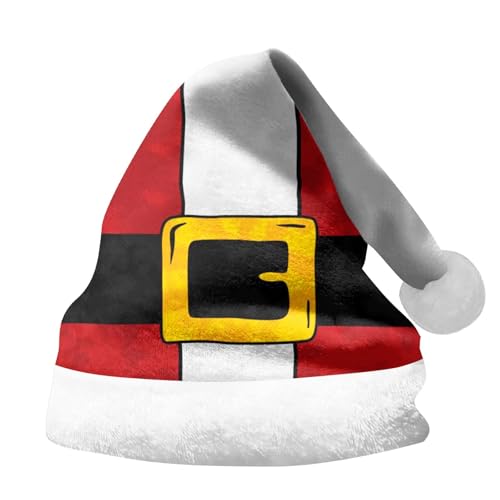 Nikolausmützen Für Erwachsene, Lustig Nikolausmütze Erwachsene Lang Weihnachts Mütze - Nikolausmütze Plüsch Weihnachtsmann Mütze Kostüm Weihnachtszubehör Santa Hat Für Herren Damen Heißes Rosa von Pdakieyxnd