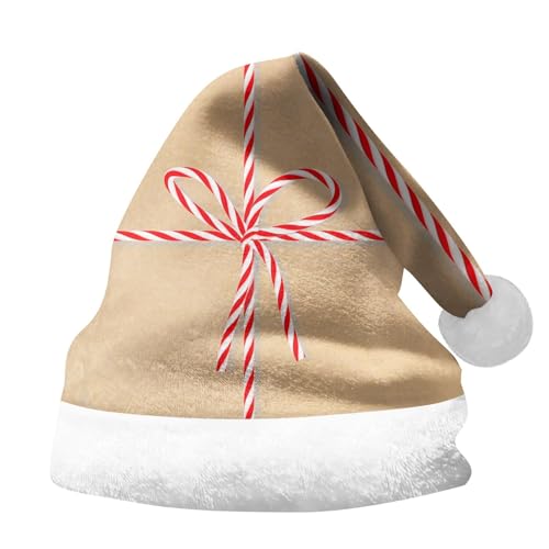 Black Friday, Lustig Nikolausmütze Erwachsene Lang Weihnachts Mütze - Nikolausmütze Plüsch Weihnachtsmann Mütze Kostüm Weihnachtszubehör Santa Hat Für Herren Damen Dunkelviolett von Pdakieyxnd