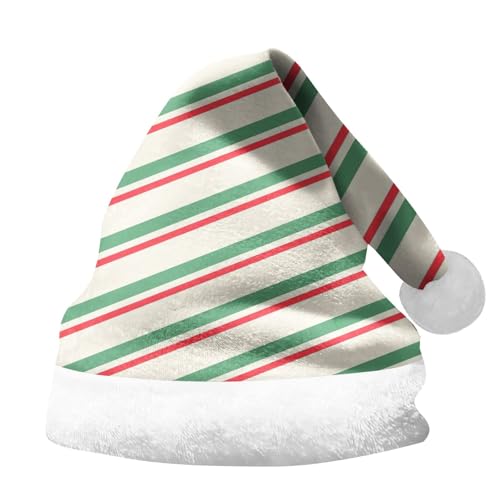 Nikolausmützen Für Erwachsene, Lustig Nikolausmütze Erwachsene Lang Weihnachts Mütze - Nikolausmütze Plüsch Weihnachtsmann Mütze Kostüm Weihnachtszubehör Santa Hat Für Herren Damen Marine von Pdakieyxnd