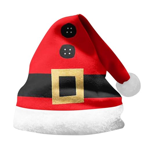 Sale Angebote, Lustig Nikolausmütze Erwachsene Lang Weihnachts Mütze - Nikolausmütze Plüsch Weihnachtsmann Mütze Kostüm Weihnachtszubehör Santa Hat Für Herren Damen Orange von Pdakieyxnd