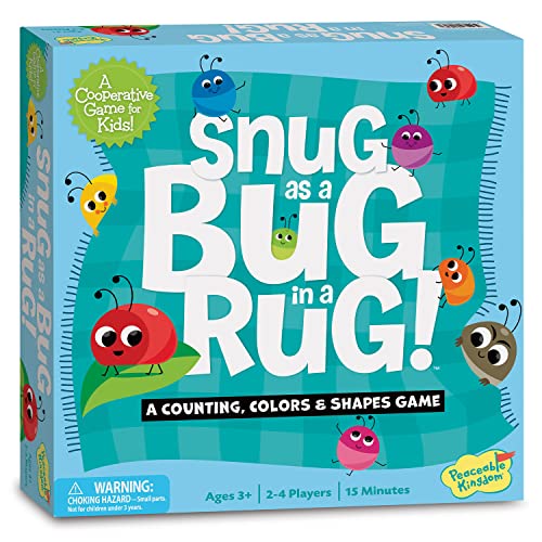 Peaceable Kingdom Snug as a Bug in a Rug Kooperatives Spiel für kleine Kinder von Peaceable Kingdom