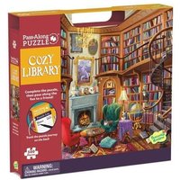 Pass Along Puzzle - Cozy Library von Peaceable Kingdom