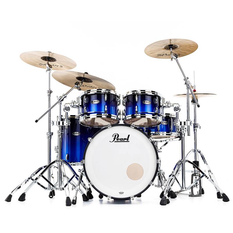 Pearl Masters Maple MM6C924XSP-L/C858 Kobalt Blue Fade 22" Shell Set von Pearl