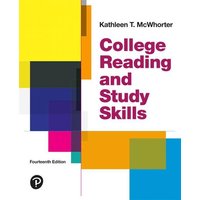 College Reading and Study Skills von Pearson Academic