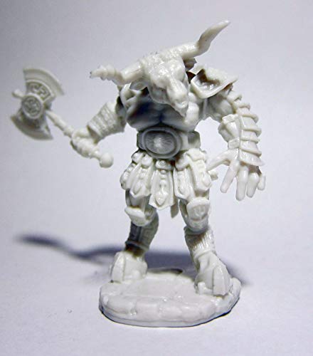 Pechetruite 1 x Armored Minotaur - Reaper Bones Miniature zum Rollenspiel Kriegsspiel - 77501 von ZYZYZK