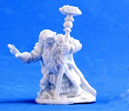 Pechetruite 1 x Barden BARRELSTRAP Dwarf Priest - Reaper Bones Miniature zum Rollenspiel Kriegsspiel - 77383 von Buosha