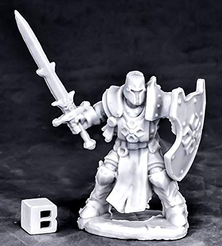 Pechetruite 1 x Crusader Swordsman - Reaper Bones Miniature zum Rollenspiel Kriegsspiel - 77551 von Pechetruite