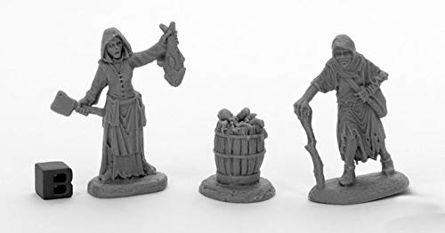 Pechetruite 1 x DREADMERE Townsfolk Fishwife and CRONE - Reaper Bones Miniature zum Rollenspiel Kriegsspiel - 44033 von Buosha