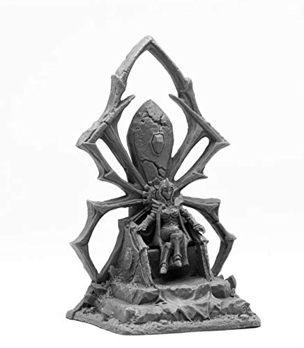 Pechetruite 1 x Dark ELF Queen on Throne - Reaper Bones Miniature zum Rollenspiel Kriegsspiel - 44090 von Pechetruite