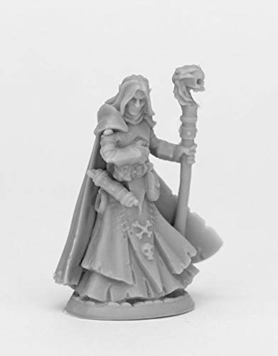 Pechetruite 1 x Dark ELF Wizard - Reaper Bones Miniature zum Rollenspiel Kriegsspiel - 44073 von Pechetruite