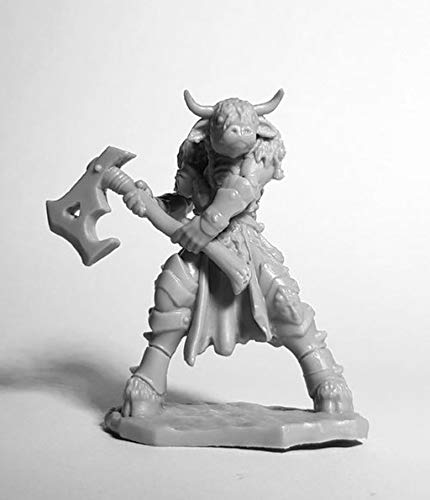 Pechetruite 1 x Female Minotaur - Reaper Bones Miniature zum Rollenspiel Kriegsspiel - 77752 von Pechetruite