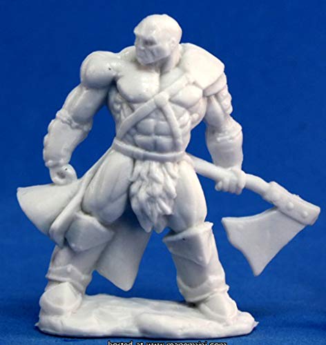 Pechetruite 1 x GOLDAR Barbarian Warrior - Reaper Bones Miniature zum Rollenspiel Kriegsspiel - 77047 von Reaper