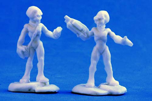 Pechetruite 1 x Gray Alien Leaders - Reaper Bones Miniature zum Rollenspiel Kriegsspiel - 80047 von Pechetruite