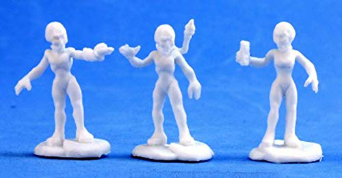 Pechetruite 1 x Gray Alien Scientists - Reaper Bones Miniature zum Rollenspiel Kriegsspiel - 80045 von Pechetruite