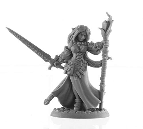 Pechetruite 1 x LYSETTE Elven MAGE - Reaper Bones USA Miniature zum Rollenspiel Kriegsspiel - 30001 von Pechetruite