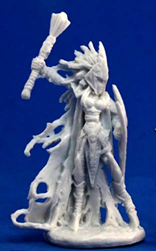 Pechetruite 1 x TIERDELEIRA Dark ELF Priest - Reaper Bones Miniature zum Rollenspiel Kriegsspiel - 77122 von Reaper