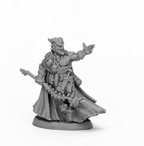 Pechetruite 1 x VATANIS MAGGOTCROWN Warlock - Reaper Bones Miniature zum Rollenspiel Kriegsspiel - 44052 von Pechetruite