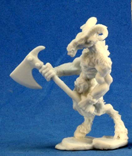 Pechetruite 1 x Warrior BEASTMAN v1 - Reaper Bones Miniature zum Rollenspiel Kriegsspiel - 77252 von Pechetruite