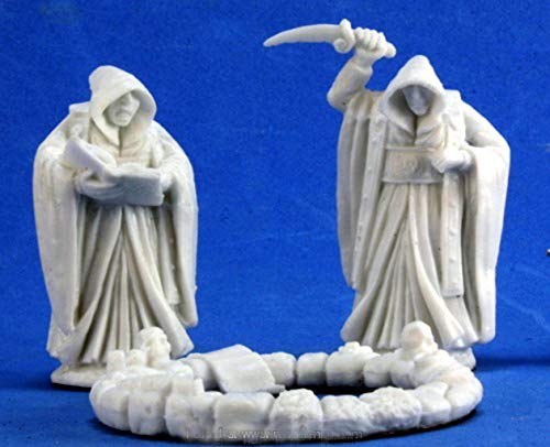 Pechetruite 2 x CULTISTS and Circle - Reaper Bones Miniature zum Rollenspiel Kriegsspiel - 77351 von Reaper