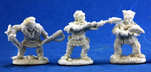 Pechetruite 3 x DERRO Warriors - Reaper Bones Miniature zum Rollenspiel Kriegsspiel - 77332 von Pechetruite