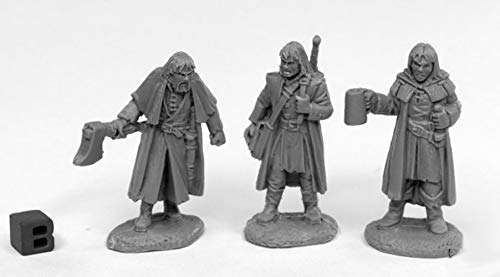 Pechetruite 3 x DREADMERE Mercenaries - Reaper Bones Miniature zum Rollenspiel Kriegsspiel - 44016 von Pechetruite