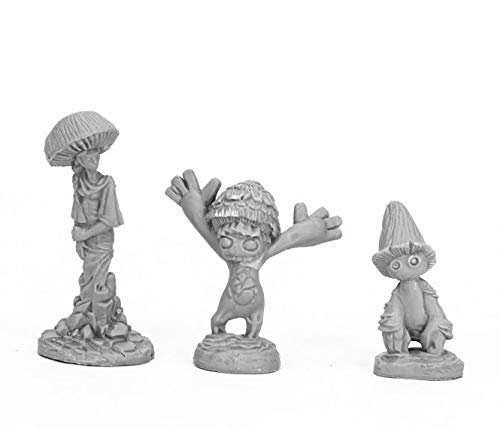 Pechetruite 3 x FUNGOIDS - Reaper Bones Miniature zum Rollenspiel Kriegsspiel - 44056 von Pechetruite