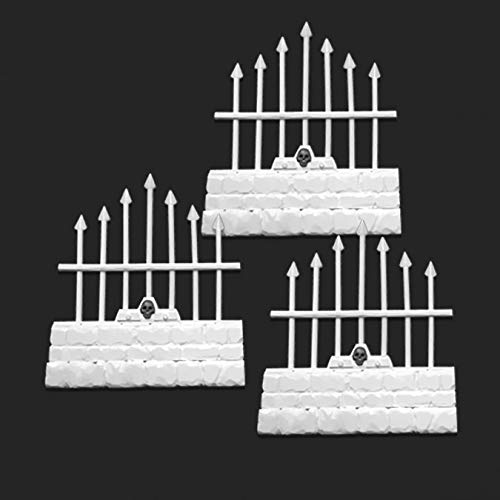 Pechetruite 3 x Graveyard Short Fences - Reaper Bones Miniature zum Rollenspiel Kriegsspiel - 77530 von Pechetruite