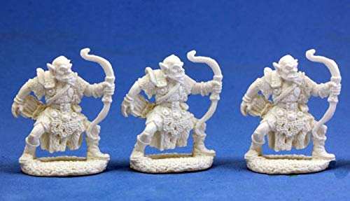 Pechetruite 3 x ORC Archer - Reaper Bones Miniature zum Rollenspiel Kriegsspiel - 77002 von Reaper