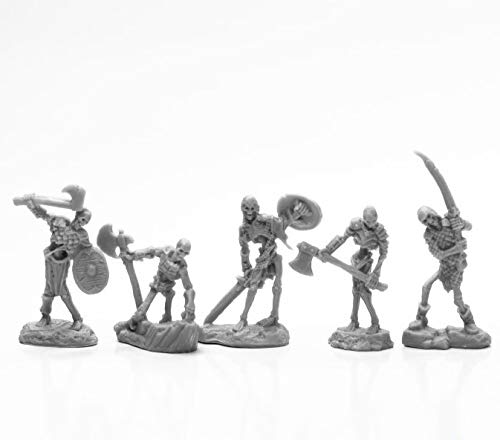 Pechetruite 5 x BOG Skeletons - Reaper Bones Miniature zum Rollenspiel Kriegsspiel - 44115 von Buosha