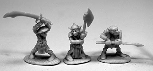 Pechetruite 6 x Goblin Warriors - Reaper Bones Miniature zum Rollenspiel Kriegsspiel - 77444 von ZYZYZK