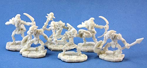 Pechetruite 6 x Goblins Warriors - Reaper Bones Miniature zum Rollenspiel Kriegsspiel - 77024 Pechetruite 6 x Goblins Warriors - Reaper Bones Miniature zum Rollenspiel Kriegsspiel - 77024 von Reaper