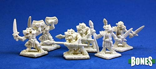 Pechetruite 6 x KOBOLDS - Reaper Bones Miniature zum Rollenspiel Kriegsspiel - 77010 von Pechetruite