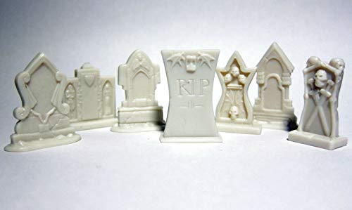 Pechetruite 7 x TOMBSTONES - Reaper Bones Miniature zum Rollenspiel Kriegsspiel - 77534 von Pechetruite