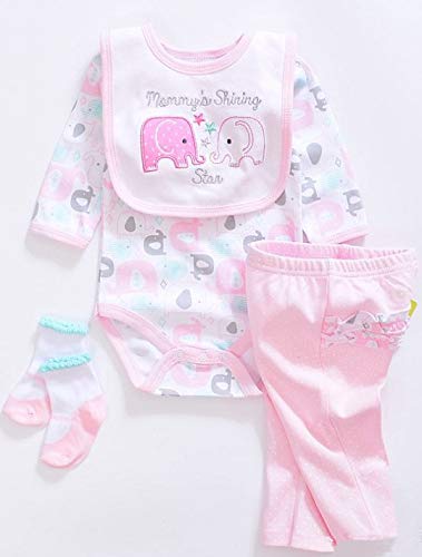Reborn Baby Doll Clothes Baby Girl Doll Clothing Outfit Accessories 4 Pices Sets for 20- 23 Inches von Pedolltre