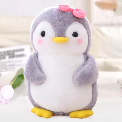 Peelanmall Pinguin Stofftier Plüschtier, Soft Toy Tiere Kuscheltier, Soft Cuddly Friends, Kinder Kuschelweiches Plüschtier, 25 cm Plüschtier für Mädchen, Jungen & Babys, Waschmaschinenfest (Blau) von Peelanmall