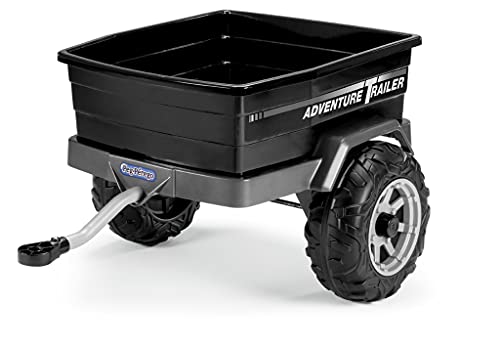 Peg Perego IGTR0937 Adventure Trailer Anhänger, Schwarz von Peg Perego