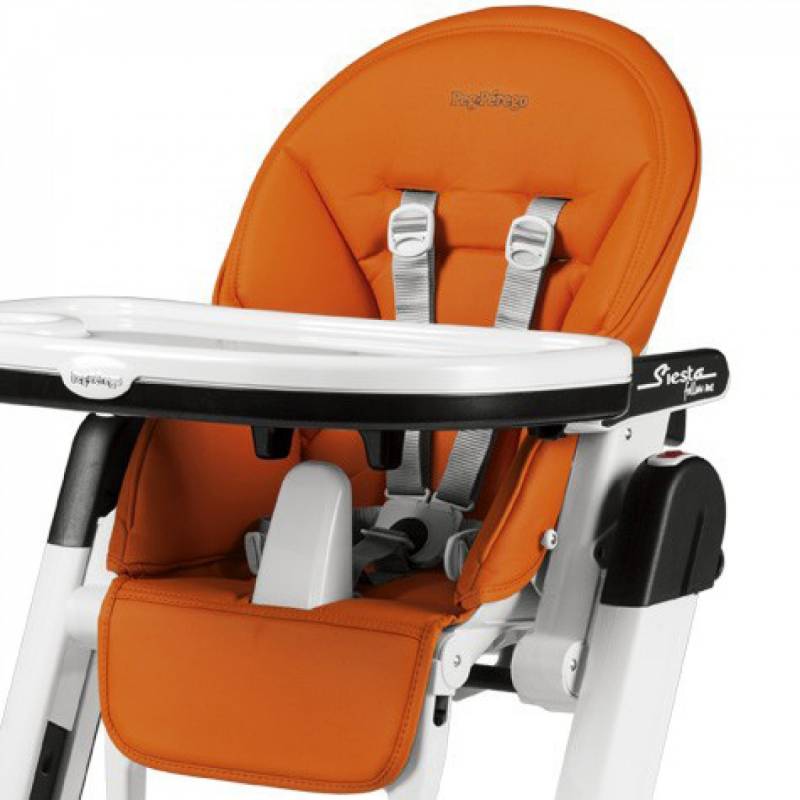 Peg Perego Hochstuhl-Bezugstasche für Siesta, Prima Pappa Follow Me und Prima Pappa Zero3 Orange von Peg Perego