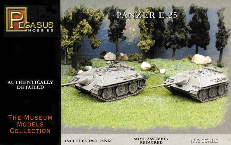 German E-25 tank von Pegasus Hobbies