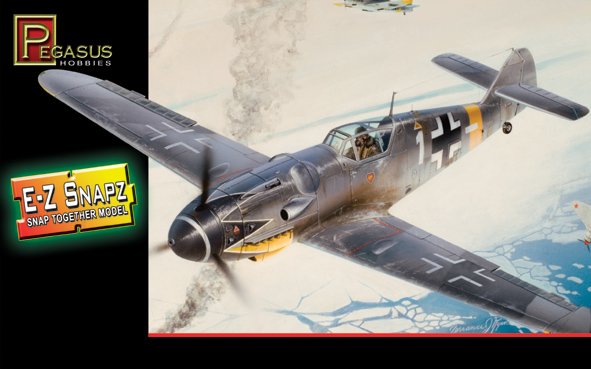 Messerschmitt Bf 109 G-6 Snap Kit von Pegasus Hobbies