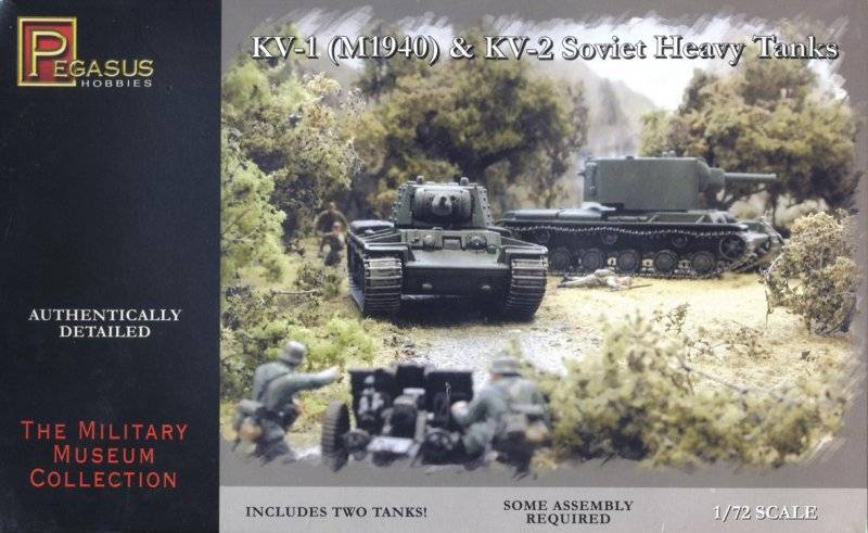 Panzer KV-1 (early) & KV-2 von Pegasus Hobbies